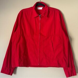 Vintage 50s Drizzler Cotton Work Jacket Made in USA Talon Zip Chore Coat